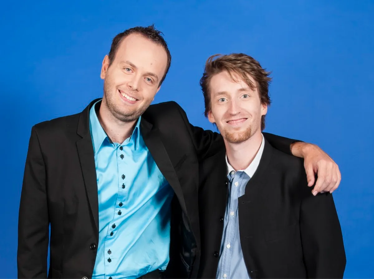 Les deux fondateurs d'HIGHLIGHT en 2009, l'année de la création.